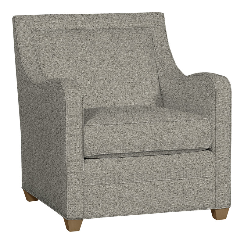 Haden Upholstered Armchair, Hampton, Tuck Graphite