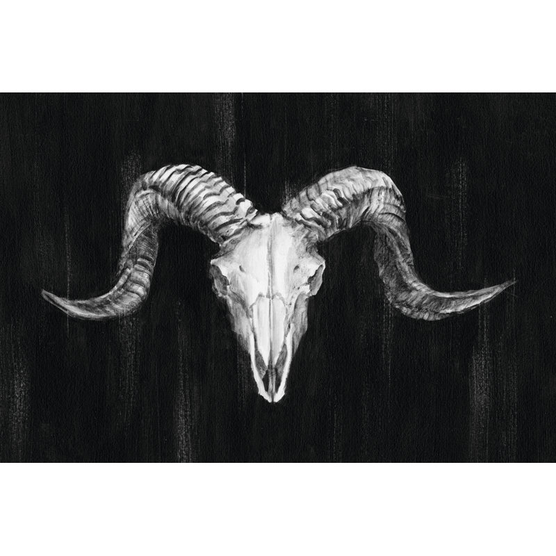 Rustic Ram Mount I by Ethan Harper - Wrapped Canvas Art Prints, 30cm H x 46cm W