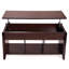 Table basse avec rangement en bois manufacturé Houon