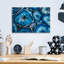  «Blue Crystal» par Svetlana Aleynikova, art mural en verre acrylique, 36 po x 24 po-1715255486