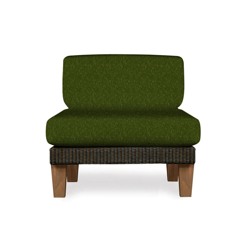 Catalina Outdoor Teak Lounge Chair, Mink, Remy Shadow