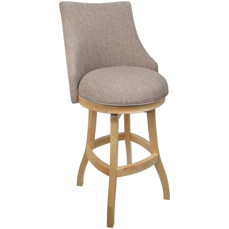Vinyl, Extra Tall (34" Seat Height), Vinyl-Ocean Beige, Dark Brown