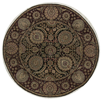 Manchuria One-of-a-Kind Round 6' X 6' Hand Knotted Area Rug