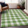 Premium Machine Washable Prisco Green Rug