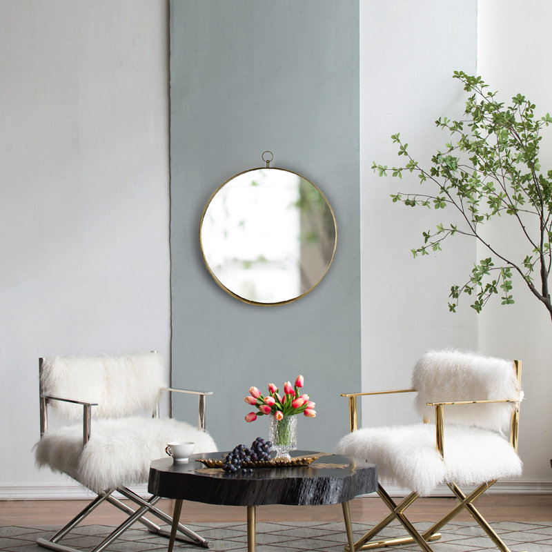 Miroir rond 24 po x 28 po, 28 po x 24 po