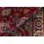 Tapis rouge / beige en laine noué à la main à motif oriental 10 pi 1 po x 12 pi 6 po Madon