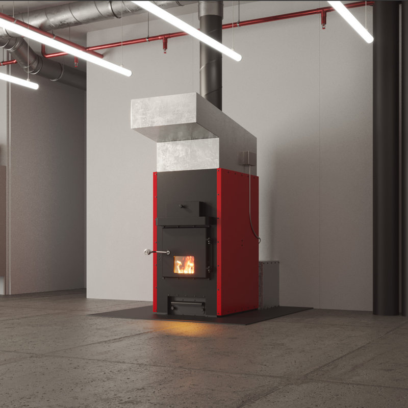 Four à bois Us Stove Hot Blast 180 000 Btu