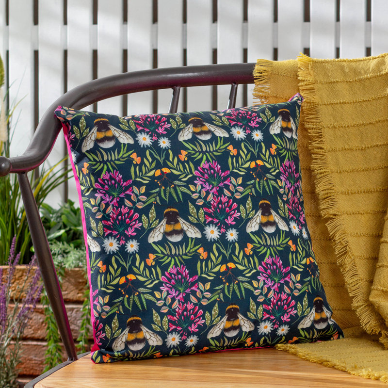 Indoor / Outdoor Navy Square Cushion