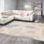 Hand Knotted Abstract Area Rug in Beige/Blue