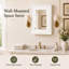 Lyonesse Armoire à pharmacie murale moderne en MDF avec miroir l 20 po x H 27,8 po Lyonesse-129387494