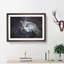 Blue Eyed Eurasian Eagle Owl Painting - Single Picture Frame Print on MDF-56633607-56633608