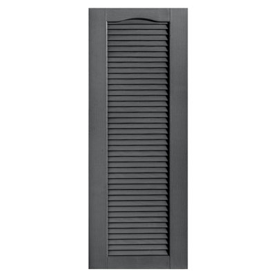 Cathedral Top Full-style Open Louver Shutters Pair