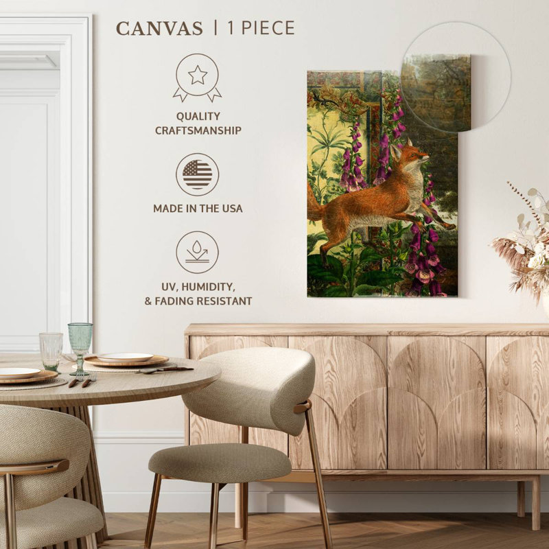 Renards fantaisistes, H 24 po x l 16 po