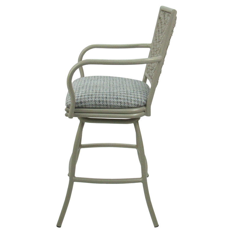 Tabouret de bar d'extérieur, 30", Coco taupe