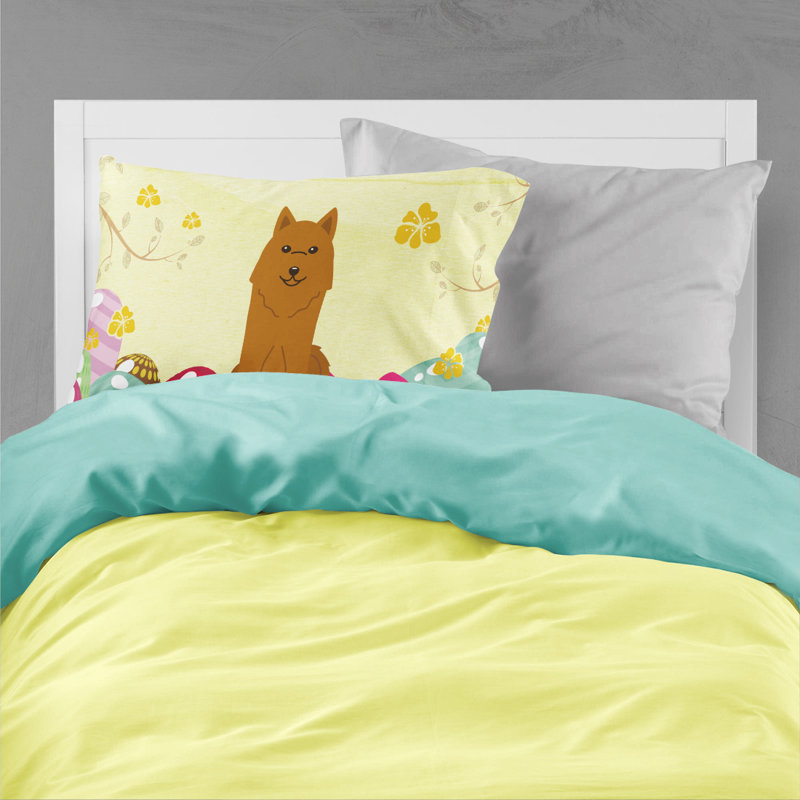 Taie d’oreiller œufs de pâques, Chien d'ours de Carélie