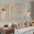 Bathroom Lighting Fixtures Over Mirror Brushed Brass Wall Sconces