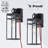 Nykeisha 1 Light Black Dusk To Dawn Sensor Outdoor Wall Lantern Coach Sconces Light With Clear Glass And Built-In Gfci Outlets