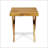 Rustic Sandblast Finished Acacia Wood Side Table With Classic Cross Base For Outdoor Use