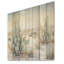 Cactus charme en hiver I - Art mural en bois de cactus sur bois de pin naturel-821040363
