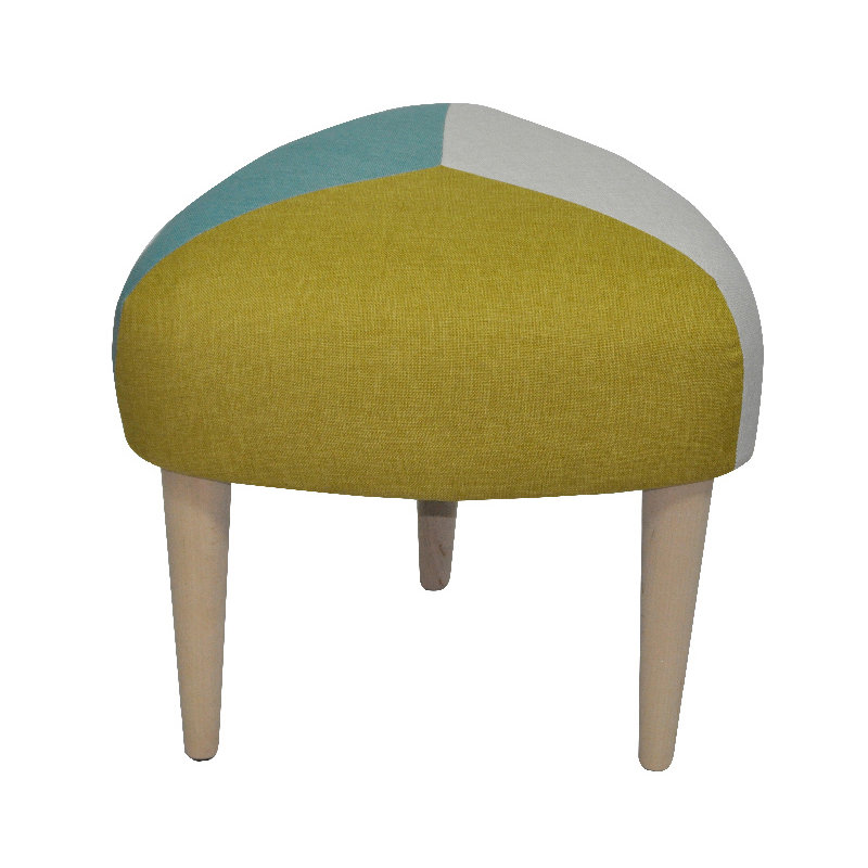 Solid + Manufactured Wood Accent Stool