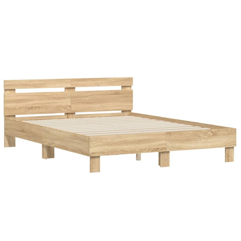 Ninabelle Bed, Sonoma Oak, King ( 150 x 200 cm)