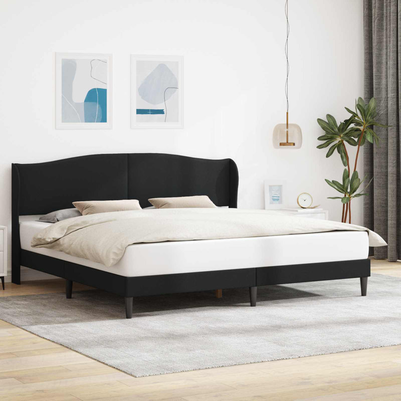 Bed, Black, Super King (6')