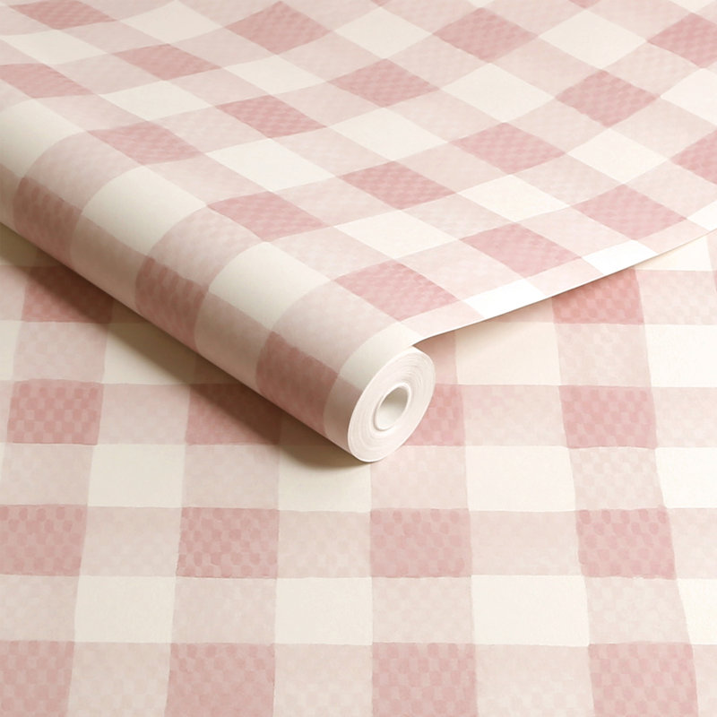 Cath Kidston Painted Gingham Blue, Pink