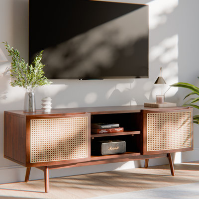 Arnitra Solid Wood TV Stand for TVs up to 57.95" by Bay Isle Home
