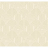 Meyberg Silver Geometric Wallpaper
