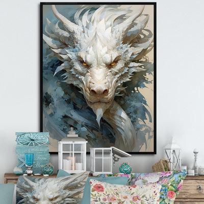 Dragon S Enchanted Realm II - Dragons Framed Canvas Print Wall Art
