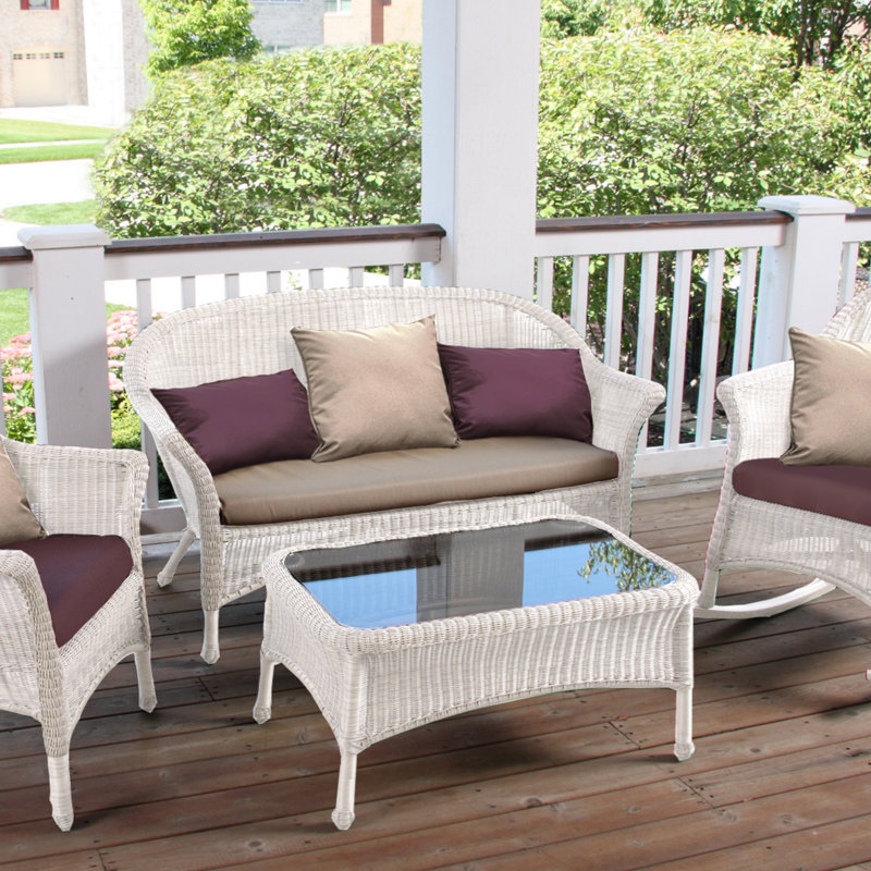 Sunbrella® Outdoor Lounge Chair Cushion, Spectrum Mushroom Sunbrella® Plainweave