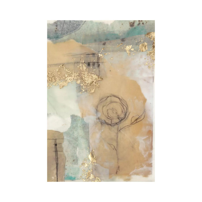 Posy Collage I by Jennifer Goldberger - Wrapped Canvas Panoramic Painting, 101.6 cm H x 66.04 cm W x 1.91 cm D