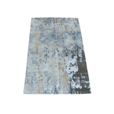 Midgard One-of-a-Kind 1'11" x 2'11" Rectangle Silk Area Rug in