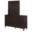 Commode 6 tiroirs avec miroir Manke