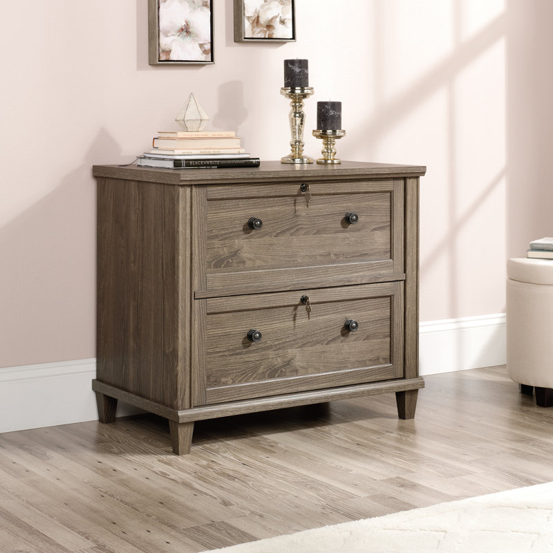 Hammond 33.19'' Wide 2 -Drawer File Cabinet, Emery Oak