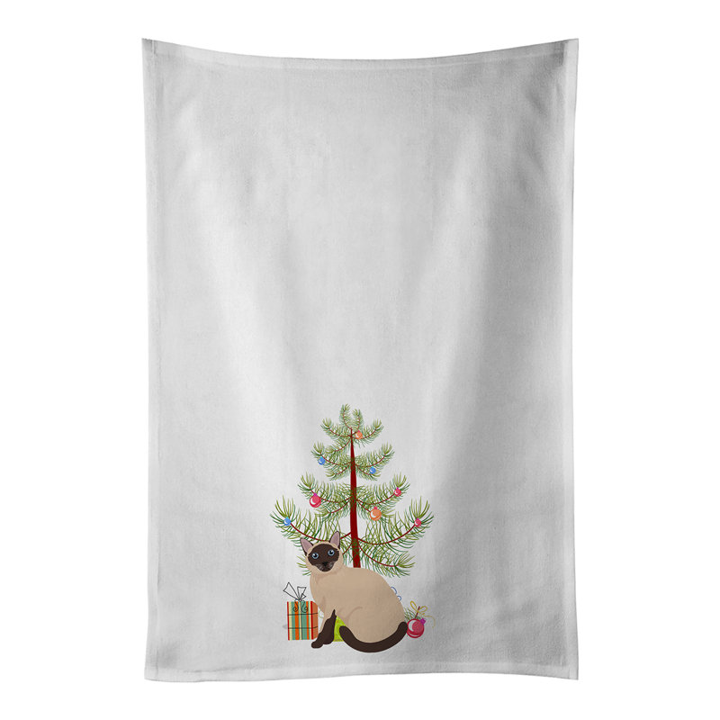Ensemble de 2 serviettes de cuisine Siamese