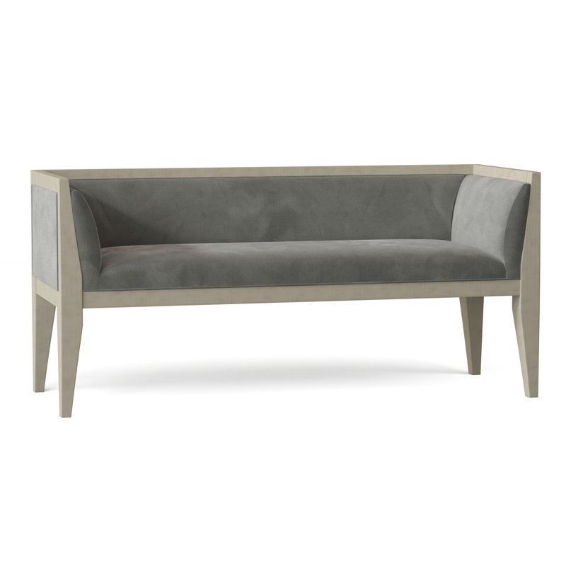 Jena Upholstered Bench, Pewter (9953 65), Espresso