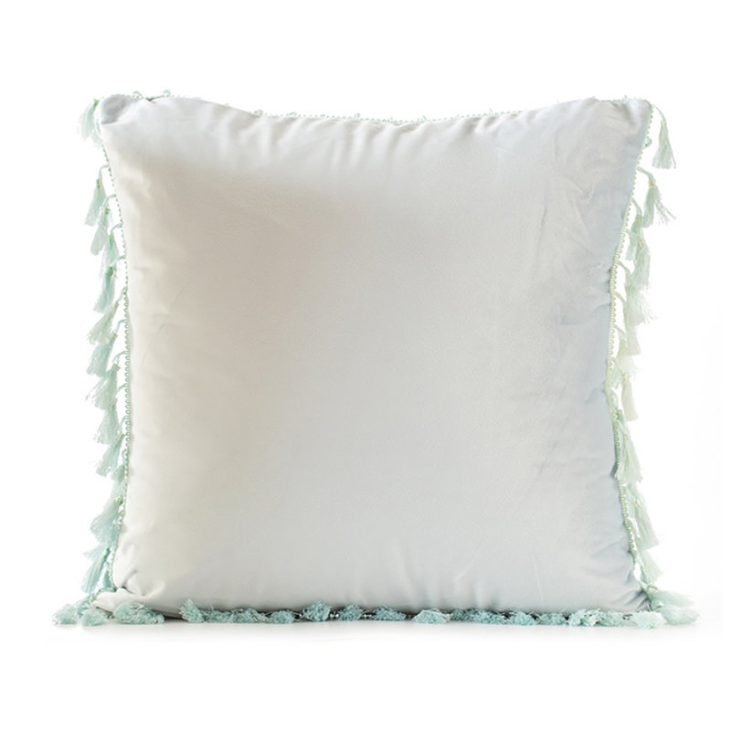 Housse de coussin en velours 18 x 18, Vert
