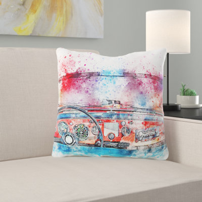 Winne Car Throw Pillow