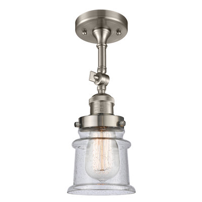 Plafonnier semi-encastré 1 lumière 6 po Alexandira