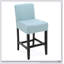 Tabouret de comptoir pivotant à hauteur réglable avec siège en similicuir capitonné à losanges et repose-pieds intégré pour plus de confort et de stabilité-767532717
