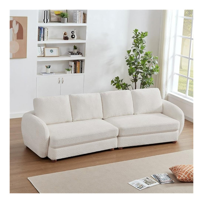 Canapé en tissu Boucle de 114,5 po Paton