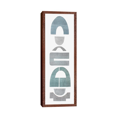 Neutral Totems VII by Rob Delamater - Panoramic Gallery-Wrapped Canvas Giclée on Canvas