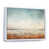 White Floater Framed