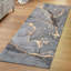 Tapis élégant non tissé doux à motif floral complexe pour rehausser la décoration intérieure-128780819