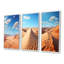 «Desert Dunes», ensemble de 3 reproductions d'art sur toile-2069358080-2069358085