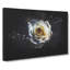 A Crisp White Rose - Wrapped Canvas Painting-56641552