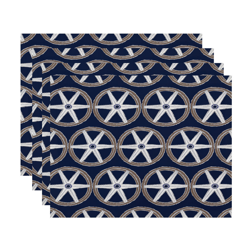 Napperon Aksel, Bleu marine
