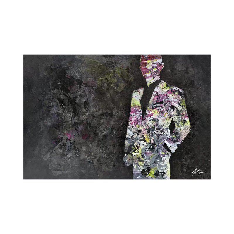 The Unknown Gentleman by Jack Avetisyan - Wrapped Canvas Painting, 66.04cm H x 101.6cm W x 1.91cm D