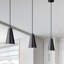 Luminaire suspendu conique à 1 lumière Orli